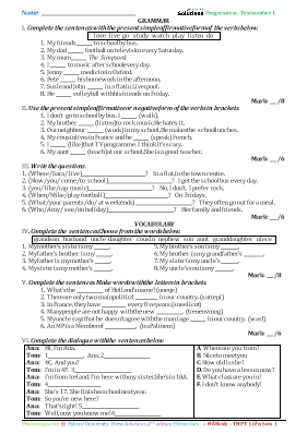 Đề khảo sát năng lực Tiếng anh lớp 6 - Đề số 3 - Đỗ Bình